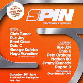 Spin- The Reunion (Over 25s Party)