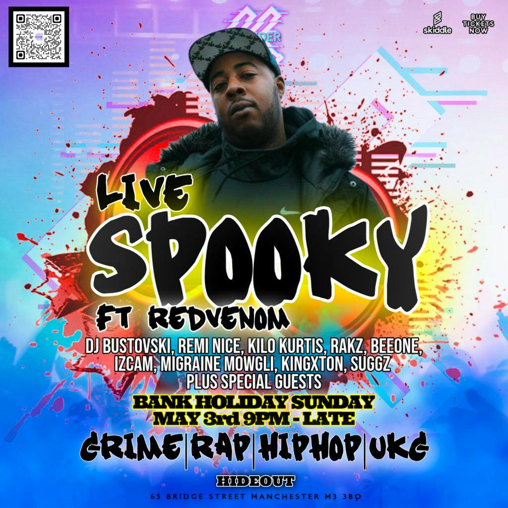 SPOOKY Live in Manchester ft REDVENOM at Hideout Bar