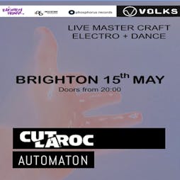 Live Master Craft - Electro & Dance Tickets | The Volks Nightclub Brighton  | Wed 15th May 2024 Lineup