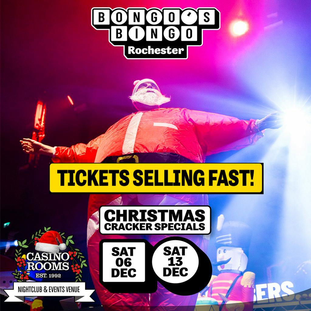 Bongo's Bingo VIP Drinks Packages - Saturday 13th December 2025 at Casino Rooms