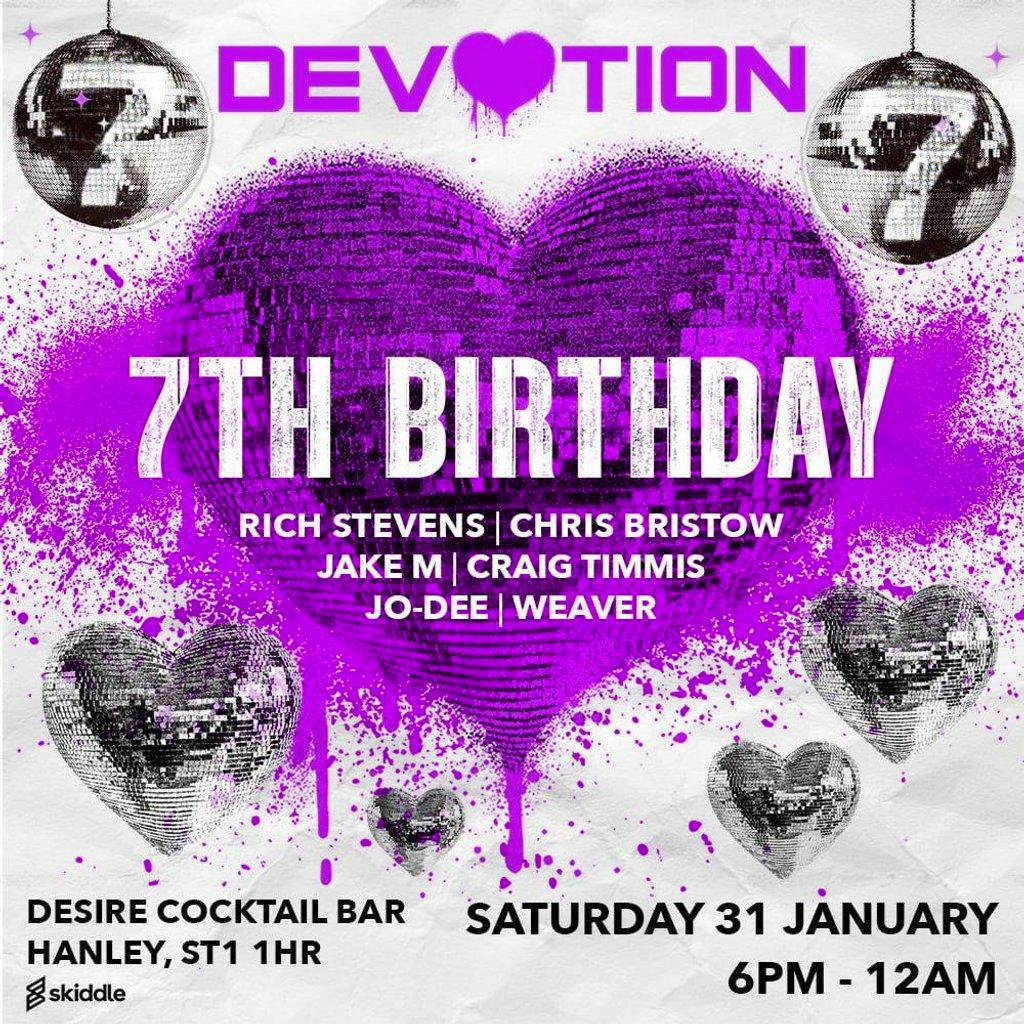 Devotions 7th Birthday at Desire Cocktail Bar