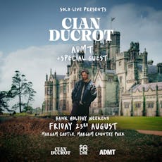 Solo live presents Cian Ducrot at Margam Castle at Margam Country Park
