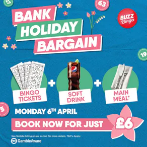 Bank Holiday Bargain 06/04 - Buzz Bingo Bristol Fishponds