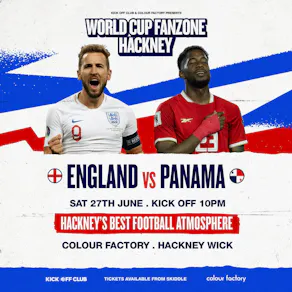 Hackney Wick Fanzone: England vs Panama