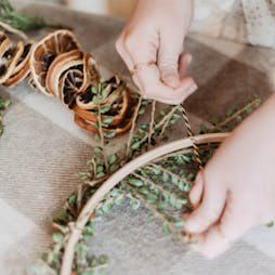 Venue: Festive Wreath Making Workshop | The Tartan Blanket Co. Leith  | Sat 4th December 2021