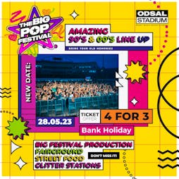 The Big Pop Festival Tickets | Provident Stadium Bradford Bradford  | Sun 28th May 2023 Lineup