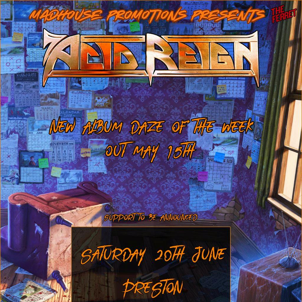Acid Reign The Ferret Preston 20/06/2026 at The Ferret