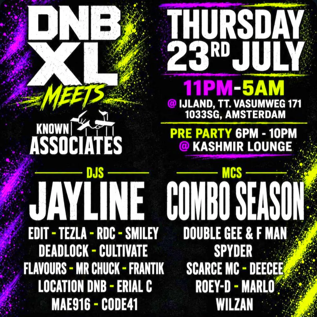DnB XL meets Known Associates at IJLand Amsterdam