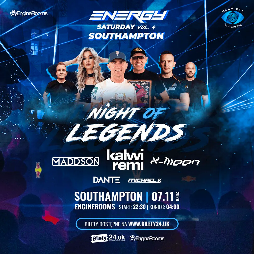 Energy Saturday VOL. 4 SOUTHAMPTON at EngineRooms