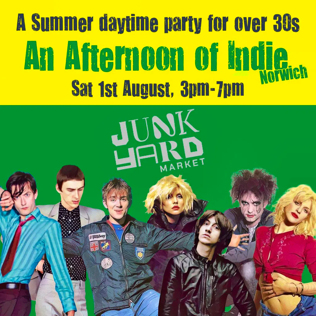 An Afternoon of Indie: NORWICH - Over 30s Summer Party at Junkyard Market