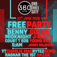 DNB360 - Festival Free pre party 27/6/26 at Waxey Gordons