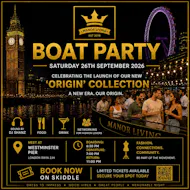 Manor Living: Fashion Launch Boat Party at Westminster Pier
