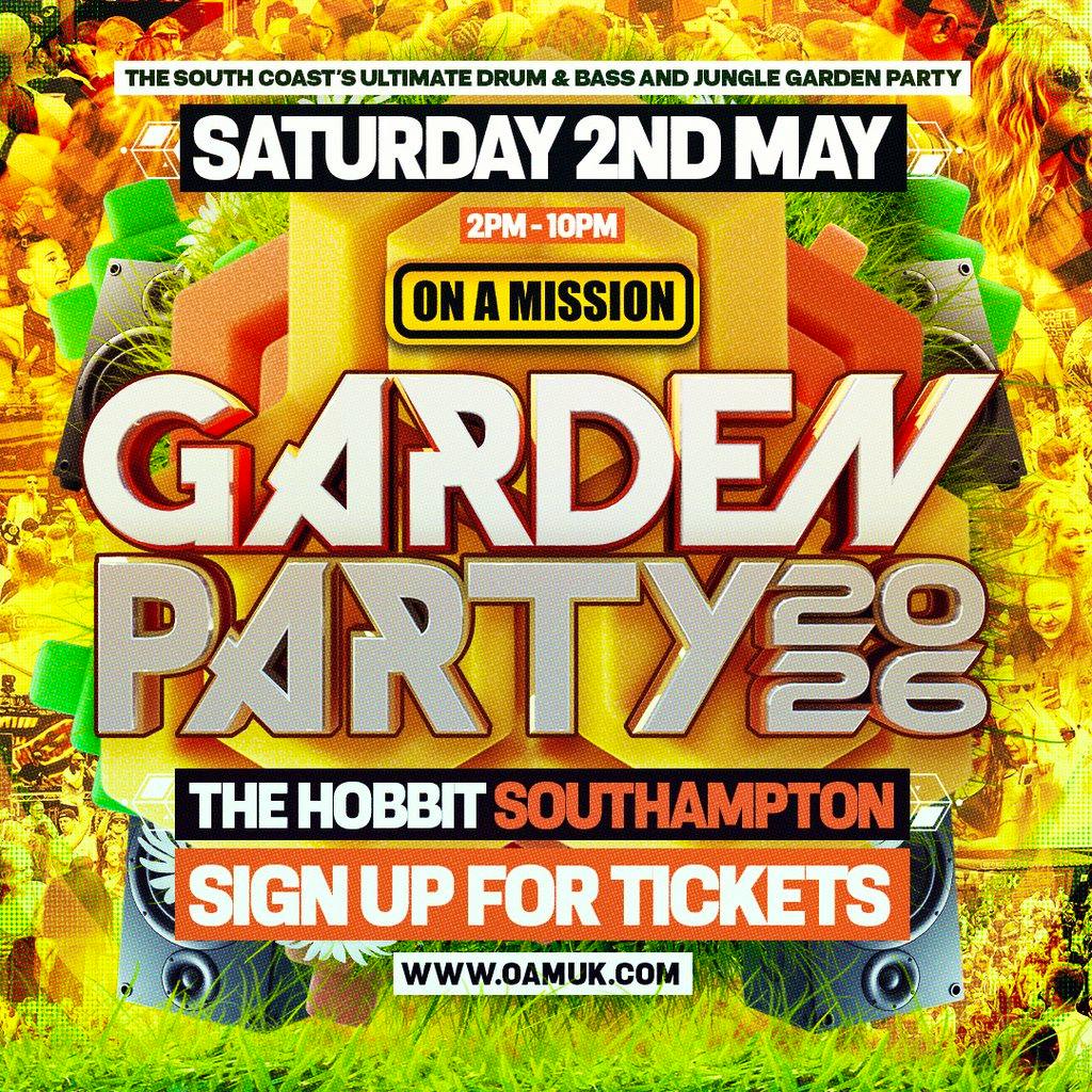 ON A MISSION - Garden Party 2026 at The Hobbit, Southampton