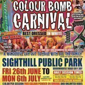 Taylor's of Edinburgh presents Colour Bomb Carnival 2026!