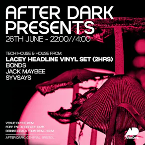 After Dark Presents....LACEY (2hr Vinyl Set) - House & Disco