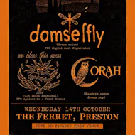 Damselfly + We Bless This Mess + Corah at The Ferret