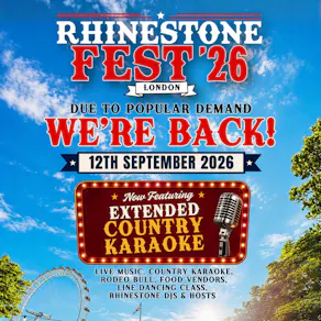 Rhinestone Fest: London, September 12th