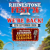 Rhinestone Fest: London, September 12th at Between The Bridges