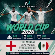 Aynsley Mill Fan Zone: England V Mexico at Aynsley Mill