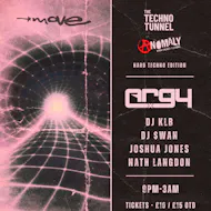 The Techno Tunnel x Anomaly - Argy X - 24.04.26 - Move Exeter at Move Exeter