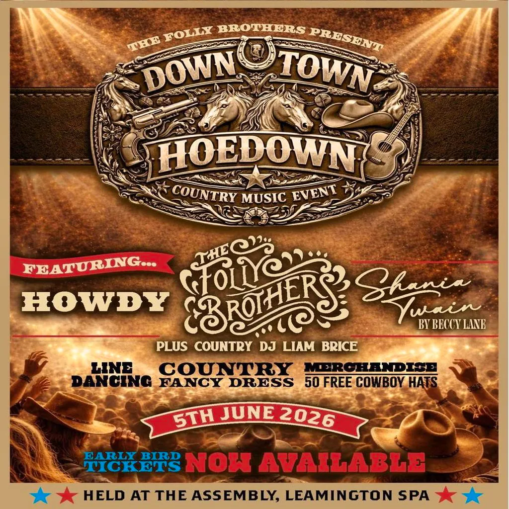 DOWNTOWN HOEDOWN Friday 05/06/26 at The Assembly Leamington