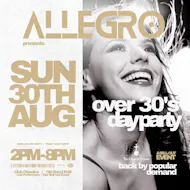 Allegro Over 30's Day Party at The Church Venue Kidderminster