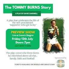 The Tommy Burns Story at Grace's Irish Sports Bar