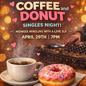 Coffee and Donut Singles Night