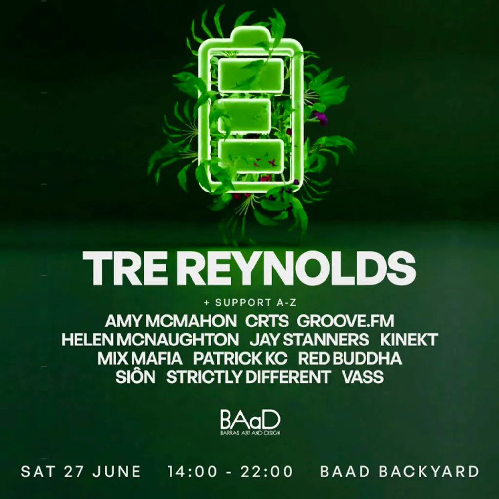 Elevate Presents: Tre Reynolds + More at Barras Art And Design (BAaD)