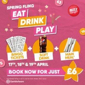 Spring Fling Tickets - Buzz Bingo Newcastle 18/04