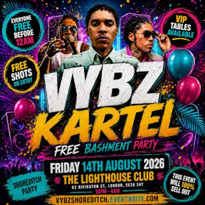 Vybz Kartel - Free Bashment Party - Everyone Free Before 12AM