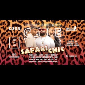 Clube Vicio - Safari Chic Edition With DJ Bangolano, DJ G-Sousa