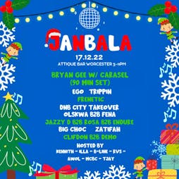 Janbala Xmas Party Tickets | The Attic At Tramps Nightclub Worcester  | Sat 17th December 2022 Lineup