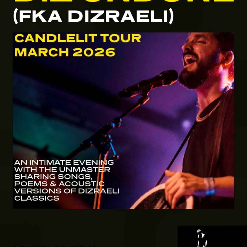 Diz Undone (fka Dizraeli) Candle Lit Tour at Wycombe Arts Centre at Wycombe Arts Centre