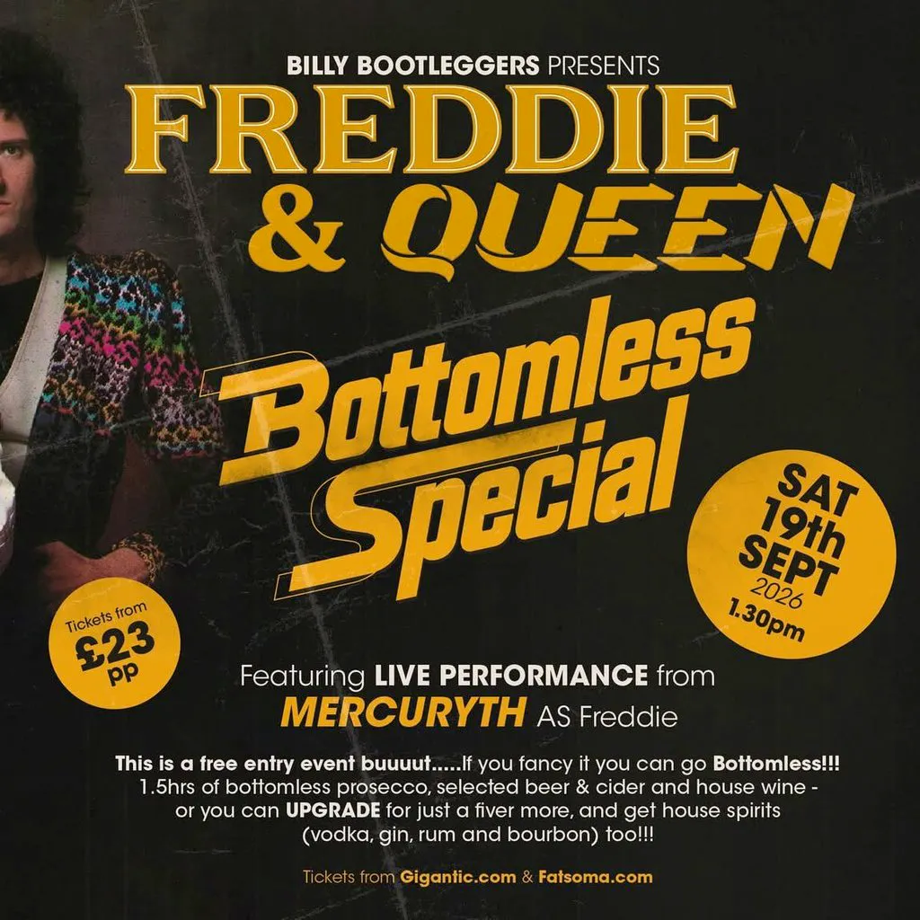 A Freddie & Queen Bottomless Special - LIVE at Billy Bootleggers Nottingham