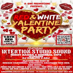 Red & White  Party Tickets | Dreamlight Studios Chatham  | Sat 18th February 2023 Lineup