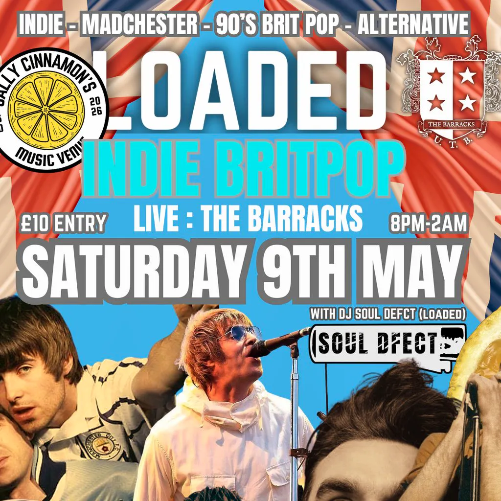 The Barracks live at Sally Cinnamon's Music Venue