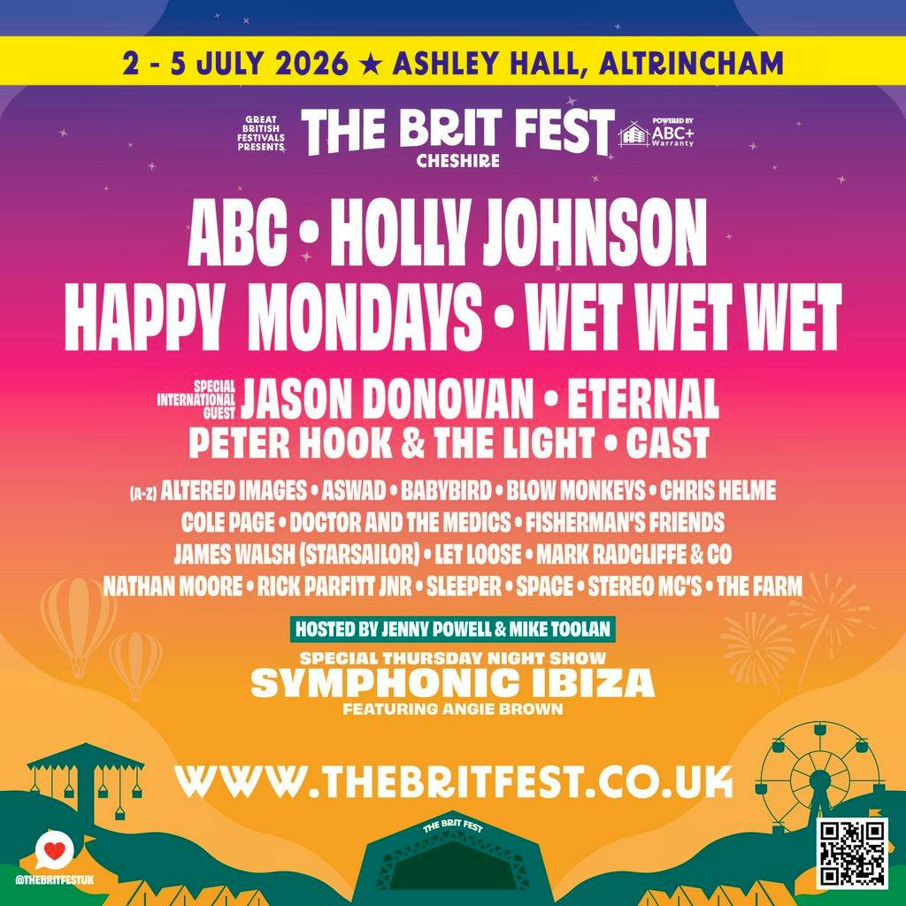 The Brit Fest Cheshire at Ashley Hall Showground Altrincham WA14 3QA