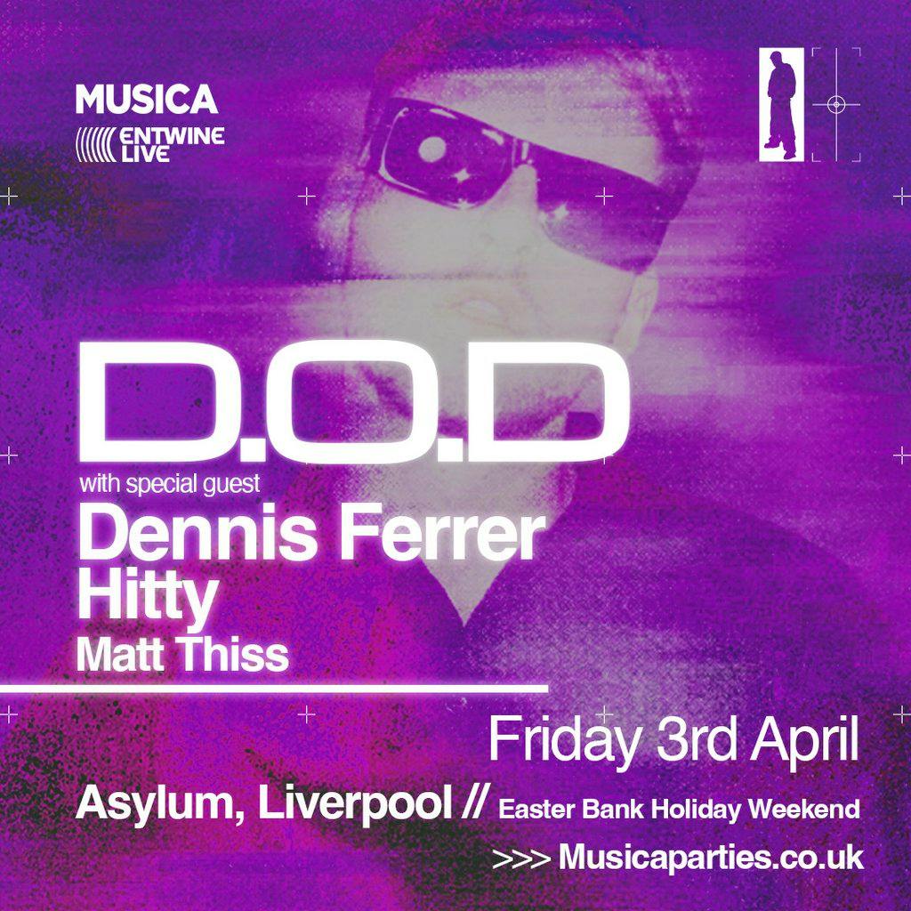 Musica Presents: D.O.D and Friends at Newsham Park Orphanage And Asylum Liverpool