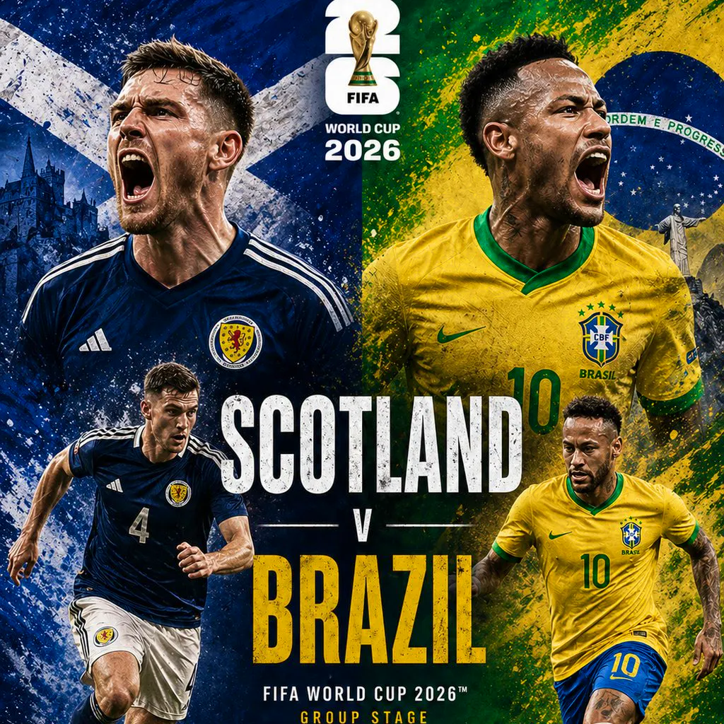 FIFA World Cup 2026 Scotland V Brazil at Pitchers Bar And Nightclub