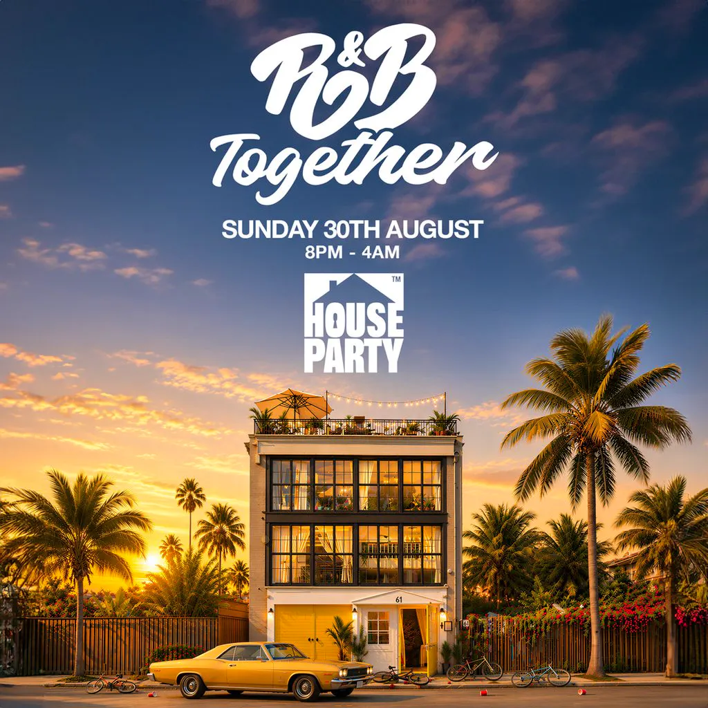 R&B Together: Bottomless Bank Holiday House Party at House Party