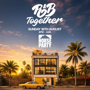 R&B Together: Bottomless Bank Holiday House Party