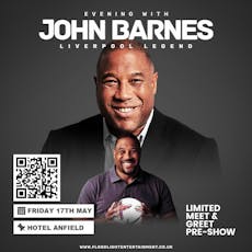 Evening With John Barnes at Hotel Anfield at Hotel Anfield