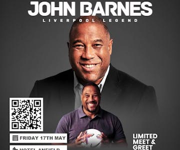 Evening With John Barnes at Hotel Anfield