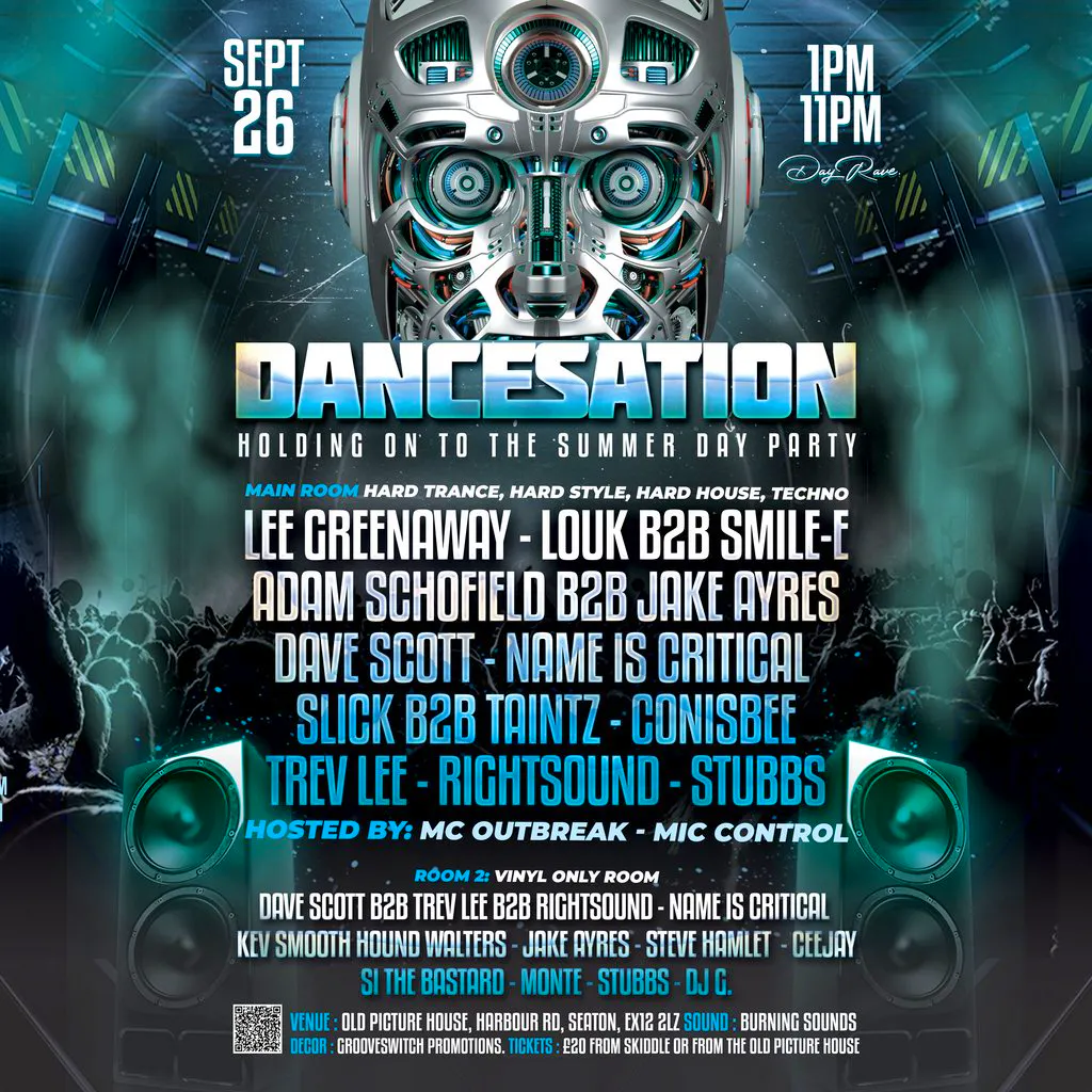 Dancesation, Holding On to The Summer, Day Party at The Old Picture House