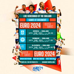 DOCUMENT EURO 2024: ENGLAND v SERBIA Tickets | DOCUMENT Bristol Bristol  | Sun 16th June 2024 Lineup