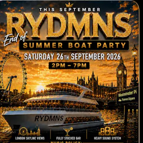 Rydmns End of summer Boat party