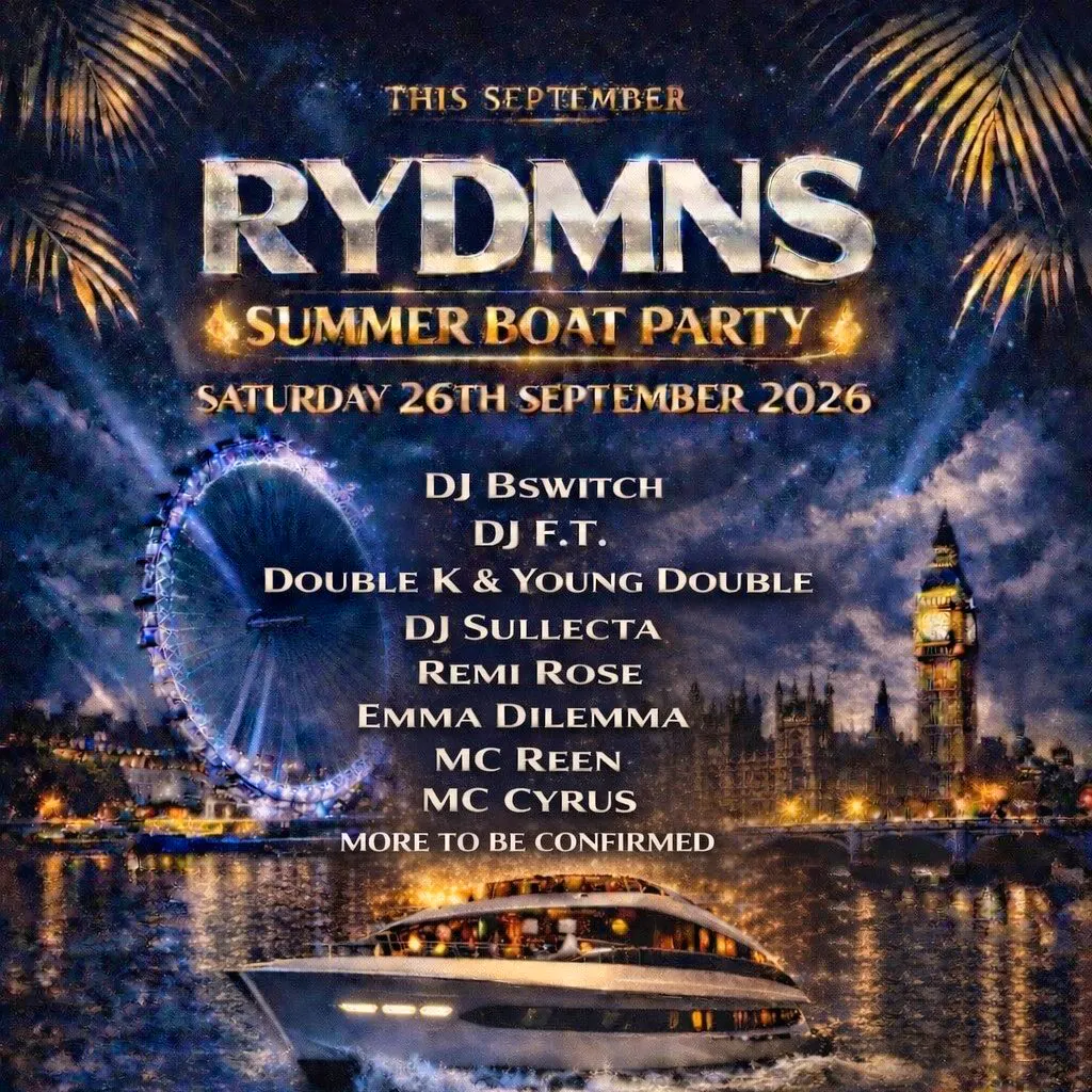 Rydmns Boat party at Millenium Westminster Pier