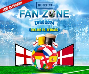 Fanzone : England vs. Denmark