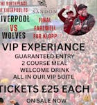 The Sandon end of season party VIP experience
